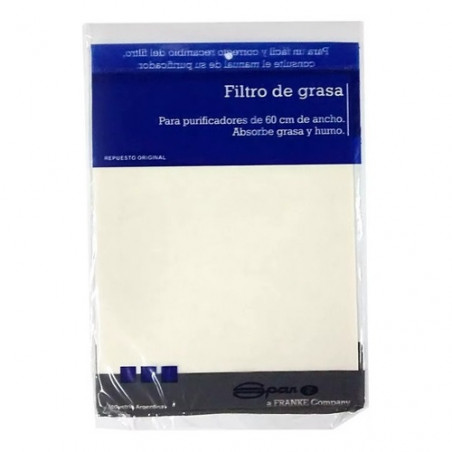 Par Filtros de grasa tipo paño para purificador Spar
