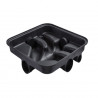 Cojinete PVC 5 entradas 60 x 60 cm Concorplast