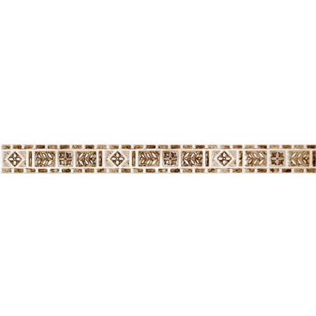 Friso Basalto beige 4.5 x 45 cm Acuarela
