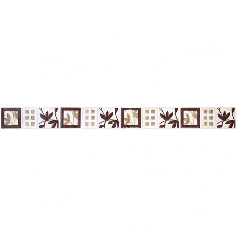 Friso Florencia marron 4.5 x 45 cm Acuarela