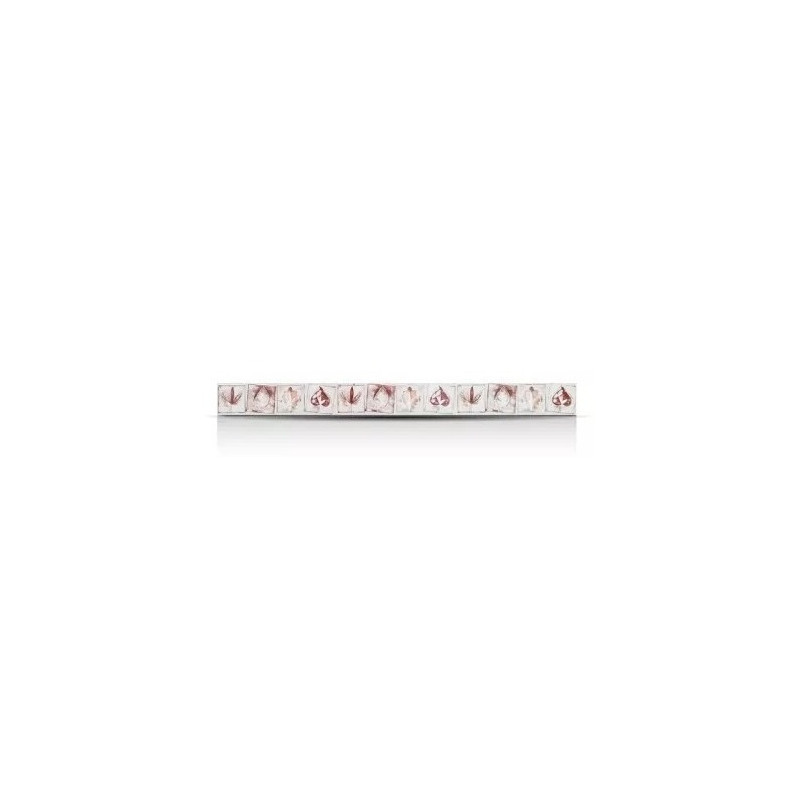 Friso Krass rojo 4.5 x 45 cm Acuarela