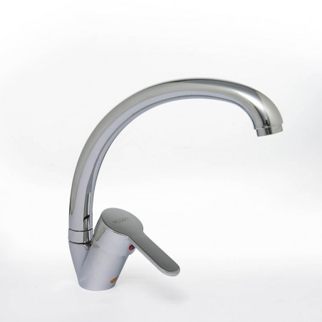 griferia monocomando cocina pico cisne cromo madrid Mozart