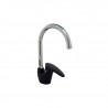griferia monocomando cocina pico cisne Doha negro Mozart