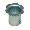 Conector chapa galvanizada 1"