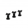 Griferia para bidet Black Velvet satinada Peirano