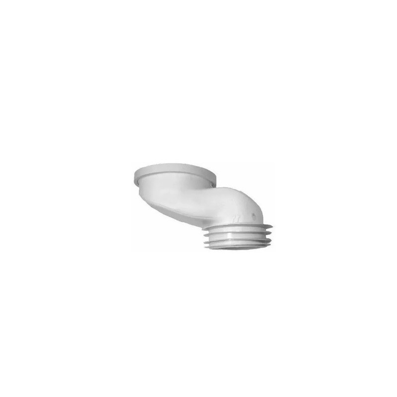 Conexion desplazada para inodoro PVC 12cm