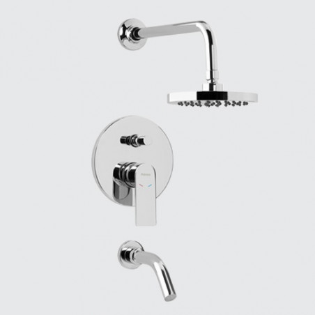 Griferia monocomando embutir para ducha Vera Peirano