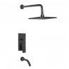 griferia monocomando para ducha Soria Black Peirano