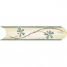 Guarda ceramica Catamarca verde 5 x 20cm CS