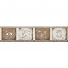 Guarda ceramica Mapuche beige 5.5 x 25cm CS