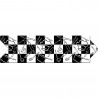 Guarda ceramica Arles negro 6 x 20cm CS