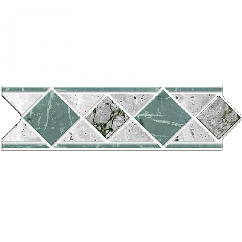 Guarda ceramica Lanin verde 6 x 20cm CS