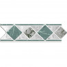 Guarda ceramica Lanin verde 6 x 20cm CS