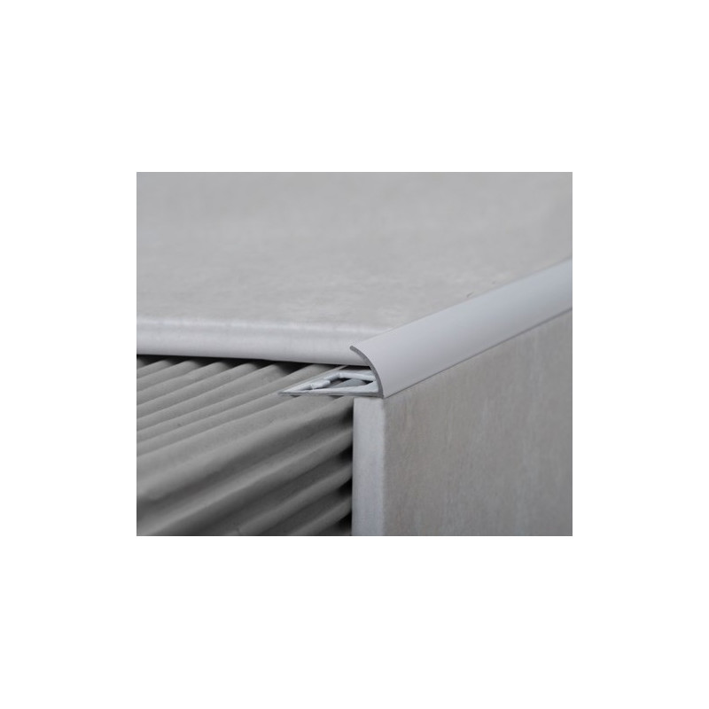 guardacanto aluminio 10mm Arco blanco Atrim