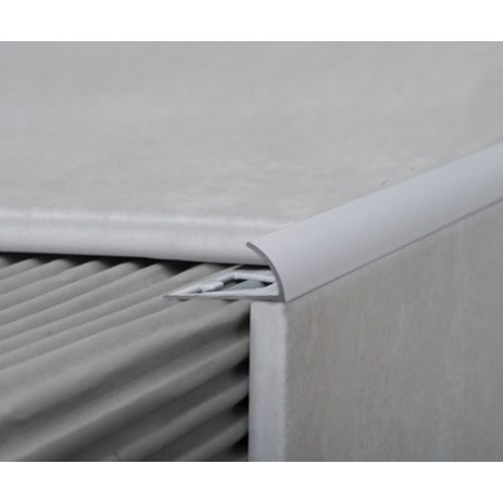 guardacanto aluminio 10mm Arco blanco Atrim