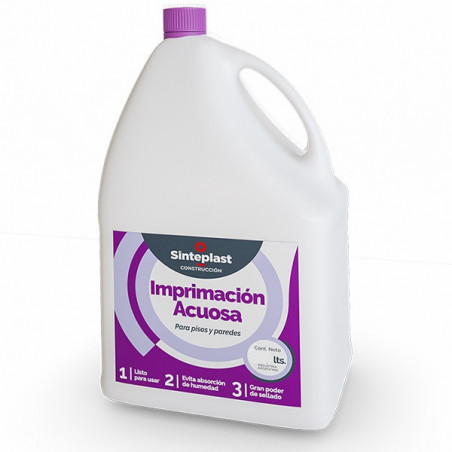 Imprimacion acuosa microcemento 3.6Lts Sinteplast