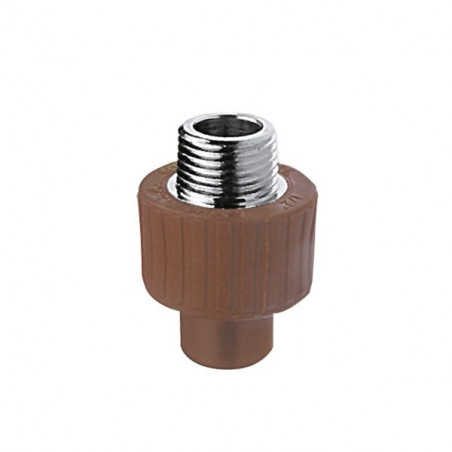 Inserto termofusion rosca metalica macho 1/2"