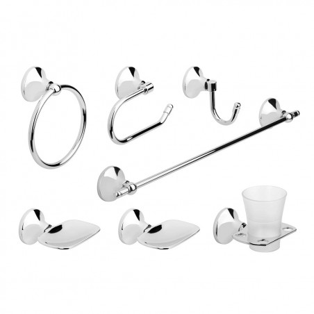 Juego de 8 accesorios para baño Tivoli