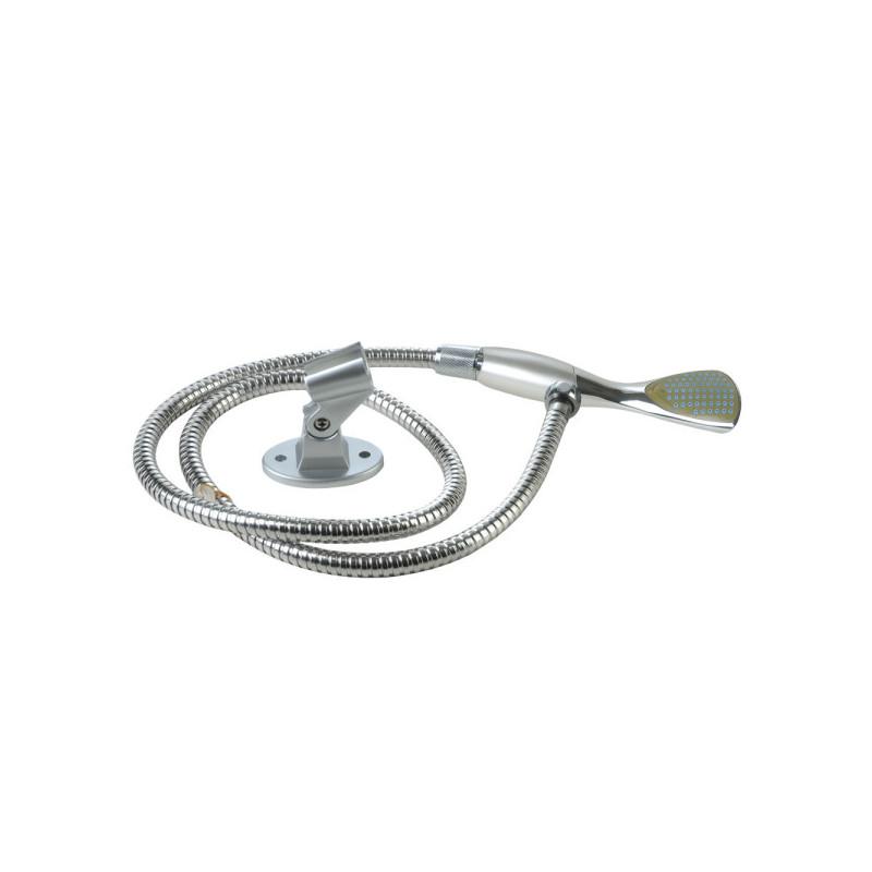 Juego duchador anticalcareo, flexible 150 y soporte D'Accord