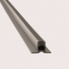 Junta de dilatacion 9mm PVC Expand gris oscuro Atrim