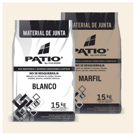 Material de junta para atermicos marfil 15Kg Patio