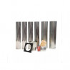 Kit instalacion de techo 6" inoxidable Tromen