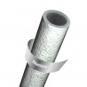 Cobertor aluminio para caño termofusion 1 1/4" x 2 mts