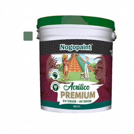 Latex acrilico Premium 10 lts cemento Nogopaint