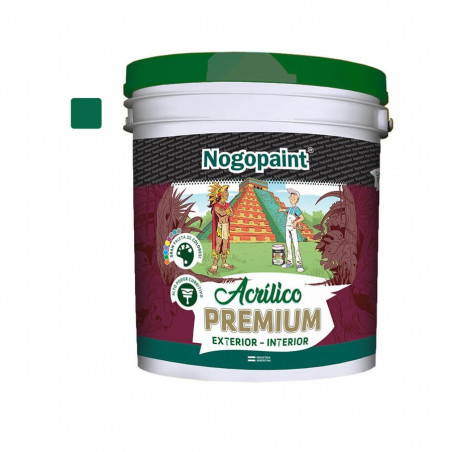 Latex acrilico Premium 1 lt jade Nogopaint