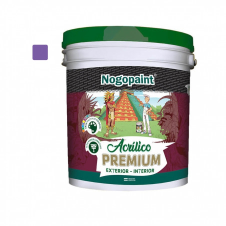 Latex acrilico Premium 4 lts lila Nogopaint