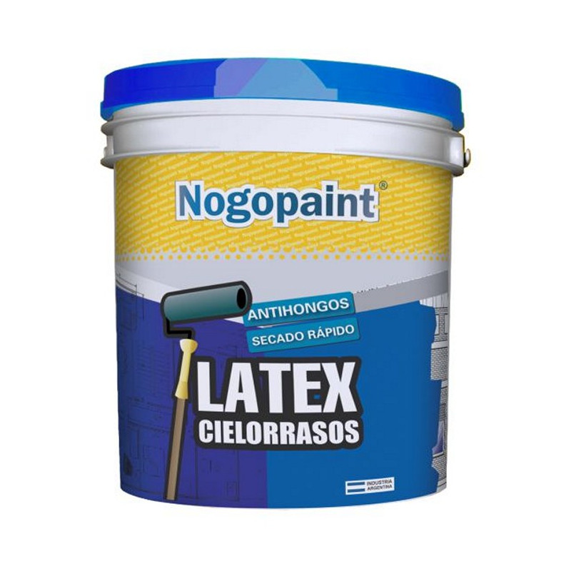 Latex para cielorrasos 10 lts blanco Nogopaint