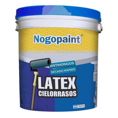 Latex para cielorrasos 10 lts blanco Nogopaint