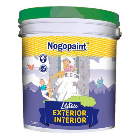 Latex Clasico interior exterior 4 lts blanco Nogopaint