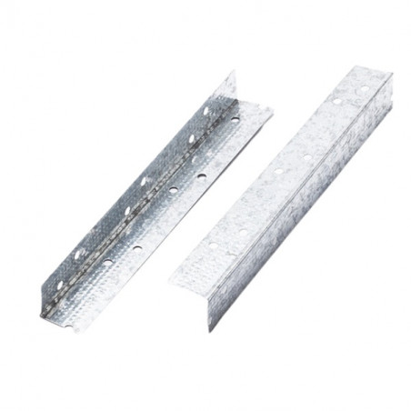 Cubrecanto chapa galvanizada 32 x 32mm 2.6 mts