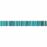Listel Selecto turquesa 3.3 x 29.7cm Krystales