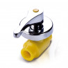 llave paso fusion embutir 40mm con manivela Fusiogas