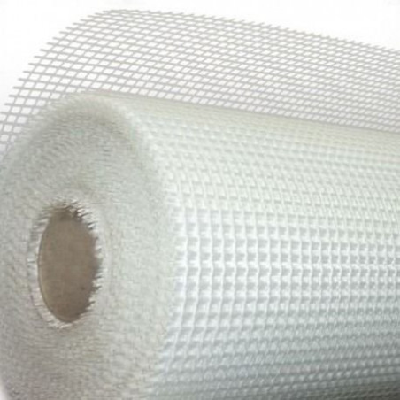 Rollo malla fibra de vidrio para revoques 5 x 5mm 120 grs