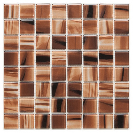 Malla de vidrio Saks Beige 30 x 30cm Krystales