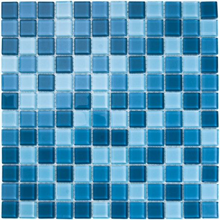 malla vidrio revestimiento azul traful 30 x 30cm Misiones