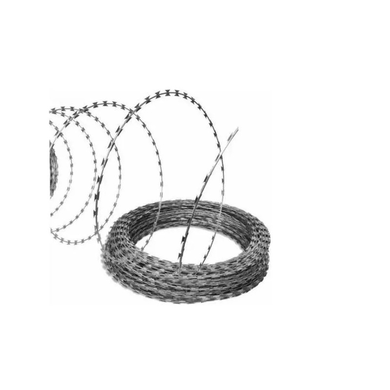 Rollo alambre concertina simple 45 cm 10 mts