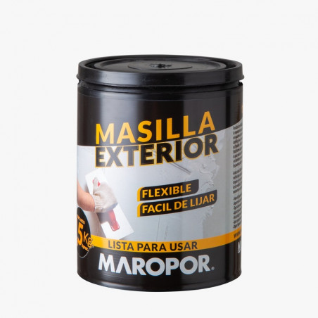 masilla para exterior 1.5 kg Maropor