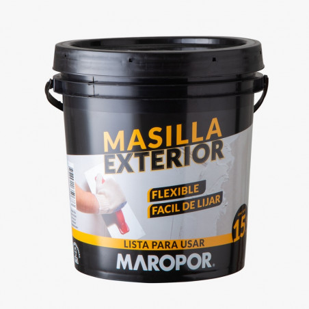masilla para exterior 15 kg Maropor