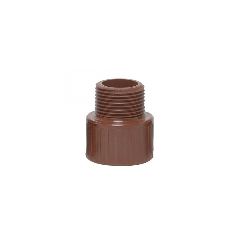 Cupla termofusion rosca plastica macho 1 1/2"