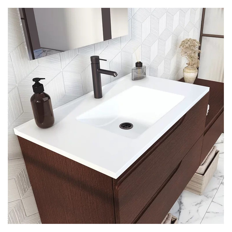 Mesada losa 60cm 1 agujero para muebles Buona