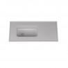 mesada MS 120 x 60 cm con bacha integral sin zocalo gris