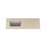 Mesada MS 160 x 60 cm bacha acero inox sin zocalo beige