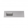 Mesada MS 160 x 60 cm bacha acero inox sin zocalo gris