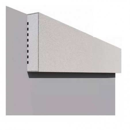 moldura MER10 para exterior con revestimiento 18 x 4.5 cm