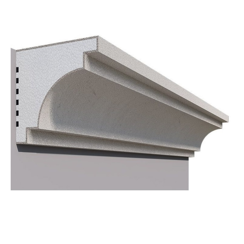 moldura ME3 para exterior con revestimiento 15x15 cm