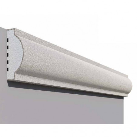 Moldura ME5 para exterior con revestimiento 12x5 cm